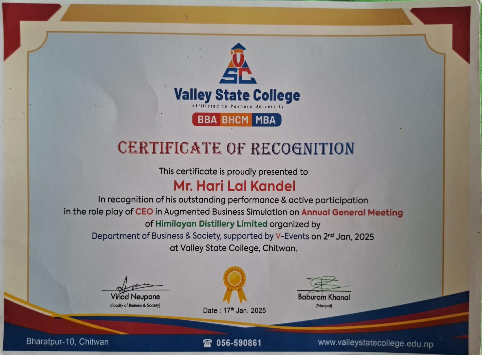 Certificate 4